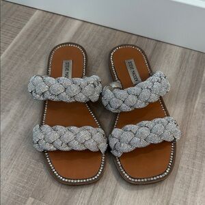 Steve Madden Metallic Braided Women's Sandals